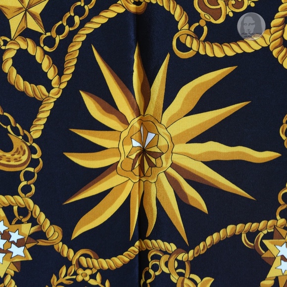 Vintage Scarf Shawl Graphic Bijoux Jewelry Baroque Leopard Print 44in - Picture 4 of 6